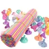 Varilla de soporte para ramo muñeca endurecida soporte para varilla de globo tubo de plástico transparente cabeza de remolque mango extendido soporte para fresas