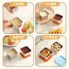 Taza de Salsa de Acero Inoxidable 304 Transfronteriza Kétchup para Ensalada 180 ml / 6 oz Contenedor con Tapa Plato para Salsa a Prueba de Fugas