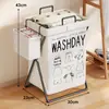 Cesta de Ropa Sucia para Uso Doméstico, Cesto Plegable para Lavandería de Baño, Almacenamiento de Ropa Nocturna junto a la Cama del Dormitorio, Contenedor Mágico para Almacenamiento de Ropa Sucia