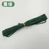 Corda de algodão colorida de 3-4 mm para acessórios de pulseira DIY, corda de algodão fiada no núcleo artesanal, corda para tapeçaria e fio de algodão para amarração