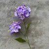 Flores Artificiales de Hortensia Ángel para Pasillo de Boda, Decoración de Pared de Flores de Fondo para Salón de Bodas, Flores Artificiales para Exhibición en Hoteles y Restaurantes