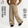 Pantalones de hoz casuales de otoño para niñas 2026 Estilo nuevo Ropa para niños medianos y grandes Elegantes Versátiles Sueltos de pierna ancha Pantalones deportivos