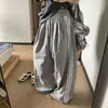 Pantalones de Trabajo de Estilo Americano para Mujer, Estilo Nuevo de Verano 2025, Pantalones Casuales Rectos Deportivos Retro con Tres Rayas para Baile Jazz de Verano