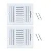 Difusor de Ar de Aço/Tampa de Grelha de Ventilação/Registro de Ventilação de Três Vias