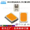 Direto da fábrica 2835 Dourado 0.2W suporte de cobre super brilhante 1800-2000K contas de lâmpada LED patch