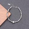 Pulsera de Bambú de Acero Titanio para Hombre Pulsera de Diseño Nicho de Sentido de Alta Gama Pulsera de Altura para Estudiantes Pulsera para Parejas Accesorios
