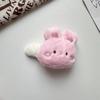 Otoño e Invierno nuevo celebridad de internet felpa caricatura lindo conejo cerdo pasador clip flequillo frente dulces accesorios para el cabello