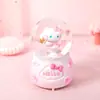 Gatito Lindo Bola de Cristal Dibujos Animados Caja de Música Decoración de Escritorio Adorno Regalo de Cumpleaños Recuerdo Comercio Electrónico Transfronterizo