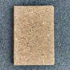 Cuaderno A5 Ecológico de Corcho PU Café Molido Cuaderno de Oficina Cuaderno de Registro de Reuniones de Negocios Logo Personalizado