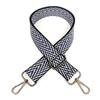 Nueva Correa Ancha de Jacquard Tejido Colorido 3.8cm Engrosada Reducida Correa Larga Un Hombro Bandolera Accesorios para Bolsos Correa