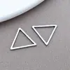 Pingente com Estrutura de Aço Inoxidável Recorte Geométrico Estrela Coração Pingente Pequeno Brincos DIY Chaveiro Acessórios de Joalheria