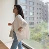 Blusas Sueltas de Algodón y Lino de Seda de Hielo para Mujer Primavera y Verano 2024 Nuevo Retro Talla Grande Combinación de Colores Sencilla Camiseta de Algodón y Lino para Mujer