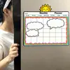 Fabricante Magnético Personalizado Imán de Refrigerador Tablero de Mensajes Tablero de Escritura Magnético Borrable Nota Memo Pizarra Suave Personalizada
