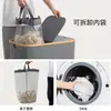 Cesta para Ropa Sucia Transfronteriza para el Hogar Plegable Cesta de Almacenamiento para Ropa Sucia Tela Baño Cesta para Ropa Sucia Grande Impermeable Cesta de Almacenamiento