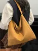 Bolso de Hombro Transfronterizo Estilo Perezoso Gran Capacidad Textura Escarchada para Mujer Otoño e Invierno Nuevo de Moda Bolso Tote Retro para Viajes
