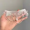 Colar Gargantilha de Renda Branca Estilo Hot Girl Pure Lust Feminino Doce Borla Nicho Estiloso Sexy Corrente para Pescoço Corrente da Clavícula