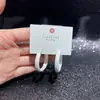 Pendientes Geométricos de Estilo Casual para Mujer Diseño Original Galvanizado Ecológico Aguja de Plata S925 Tienda Compra al por Mayor Accesorios