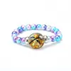 Pulsera de Cuentas de Pokémon, Pulsera Elástica de Colores con Cuentas, Accesorio de Pulsera Elástica de Pikachu Pokémon