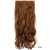 Peruca mulheres longo cabelo cacheado uma peça de alta temperatura seda sem costura peça de extensão de cabelo 5 clip clip peruca de cabelo local de fábrica