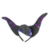 Accesorios de Fiesta de Disfraces del Festival de Fantasmas de Halloween Aro de Cabeza de Calabaza Araña Murciélago Calavera Sombrero de Bruja Aro para el Cabello Hebilla para la Cabeza