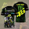 2024 Nueva Moda Urbana Camiseta Estampada en 3D Transfronteriza Verano Casual Suelta Deportiva Manga Corta Estampada en 3D