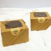 Empaque para Hornear Papel Kraft Blanco Ventana de Apertura Abierta Pastel Galleta Caja Pequeña Vaso de Papel Muffin Tarta de Huevo Caja