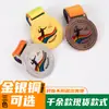 Competição de Badminton Medalha de Ouro Prata Bronze Lembrança Evento Campeão Troféu Prêmio Presente Metal Listagem Medalha
