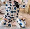 Corea del Sur Dongdaemun Pijamas Nuevos para Mujer Ins Cuadros Rosas y Verdes Ropa de Casa Se Pueden Usar Afuera Cárdigan Fabricante de Ropa Lista Venta al por Mayor