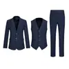 Traje Formal de Invierno Grueso Negro para Hombre y Mujer, Mismo Estilo, Traje de Negocios Formal, Traje de Trabajo para Banco