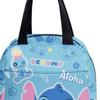 Bolsa de almuerzo Stitch de tela Oxford con dibujos animados, bolsa para conservar el calor, bolsa de aluminio para picnic, bolsa de almuerzo portátil