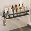 Inodoro Montado en la Pared Sin Perforaciones Inodoro Baño Inodoro Lavabo Estante de Almacenamiento de Pared Estante de Almacenamiento de Cocina