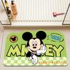 Tapete de Piso para Baño Absorbente de Agua Antideslizante Anti-Caída Tapete para Pies Dibujos Animados Mickey Tapete de Tierra Diatomea Alfombra para Puerta de Baño Inodoro