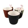 Taza de Café Cerámica Vertical Rayada Creativa Transfronteriza, Taza Simple para el Hogar, Taza para Beber, Taza para el Té de la Tarde, Taza para el Desayuno