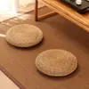 Esterilla Redonda de Maíz Tejida de Paja Tatami Esterilla para Sentarse Meditación Rodillas