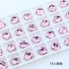 Popular Dongzhou 8mm Concha Nail Art Diamante Super Brilhante Luxo Acessível Diamante Fundo Pontiagudo DIY Joias Nail Art Escama K9 Diamante Empilhado Atacado