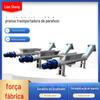 Espiral de aço inoxidável Auger alimentador de lodo pó rosca transportador prensa rosca transportador compactação máquina integrada