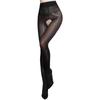 Meias pretas sexy oleosas femininas de verão ultrafinas seda dourada brilhante perolada entrepernas abertas meia-calça de fundo sub-rede maré vermelha