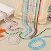 Cadena corta de personalidad rectangular de circón de moda para mujer, cadena para el cuello de mujer, nueva moda europea y americana, cadena para la clavícula de mujer al por mayor