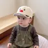 Chapéu de Bebê Estilo Primavera e Outono Desenho Animado Fofo Super Adorável Aba Macia Boné Bico de Pato Infantil Proteção Solar ao Ar Livre À Prova de Vento Boné de Baseball
