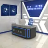 Mesa de Escritório do Centro de Comando Console de Despacho Console da Sala de Monitoramento Bancada de Pintura a Pó Mesa de Computador Multimídia Mesa de Comando