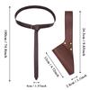 Funda de espada vikinga retro medieval transfronteriza, funda de cuero renacentista, soporte para espada, accesorios de cosplay de Halloween