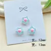 Color Transparente Serie Estrella Brillante Resina Accesorios DIY Funda de Teléfono Parche para Zapatos de Agujero Material para Pasador Accesorios para el Cabello