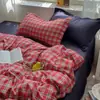 Desejo Puro Rosa Nude Uso Diário, tema de gatinhos pequenos, tecido de algodão lavado, conjunto de cama de quatro peças para casais, conjunto de cama de três peças para camas de solteiro, fabricado em fábrica