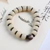 Venta al por mayor de fábrica Jade Blanco Bodhi 108 cuentas cuentas Raíz de Bodhi Blanca semilla original pulsera pulsera para pareja joyería
