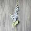 Delphinium Artificial de 2 Picos Flor Pequeña Golondrina Arreglo Floral Decoración de Pared de Flores de Piso Material Floral Accesorios para Arreglos Florales Decoración de Boda