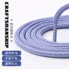 Fuente Huaxing Fabricante de Cordones al por Mayor Redondo Crochet Cifrado 5mm de Espesor Colorido Blanco Cuerda para Cordones