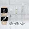 Em estoque frasco spray transparente 2ml/3ml/5ml frasco de perfume frasco de vidro para amostra cosmética
