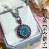 Juego de Aretes y Colgante de Anillo Abierto Octogonal con Corte Rosa Corte Milenio Chapado en Oro Negro de Alto Nivel con Quilates Grandes Color Verde Palazzo