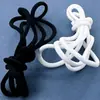 Fabricante de Tiras Elásticas Pretas e Brancas de 4/5mm para Máscaras, Alças de Sutiã, Tiras com Núcleo de Óleo, Tiras Trançadas, Alças de Sutiã de Spandex, Tiras Vazadas