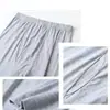 Calças finas de outono masculinas, alta elasticidade, corte justo, para usar por baixo, tamanhos grandes, algodão, leggings folgados, calças de verão para ar condicionado